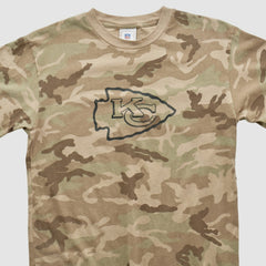 Kansas City Chiefs NFL 2000s T-shirt - Camo Vintage on sale