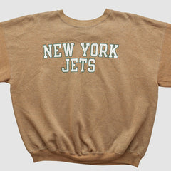 New York Jets Champion 2000s Pullover Sweatshirt - Tan Vintage outlet