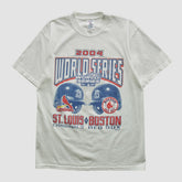 MLB World Series Jerzees 2004 T-shirt - White Vintage