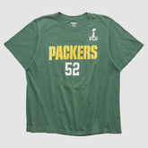 Green Bay Packers Reebok 2011 T-shirt - Green Vintage outlet