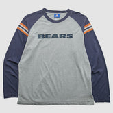 Chicago Bears NFL 2000s Long Sleeve T-shirt - Heather Gray Vintage outlet