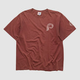 Philadelphia Phillies Majestic 2010s T-shirt - Maroon Vintage