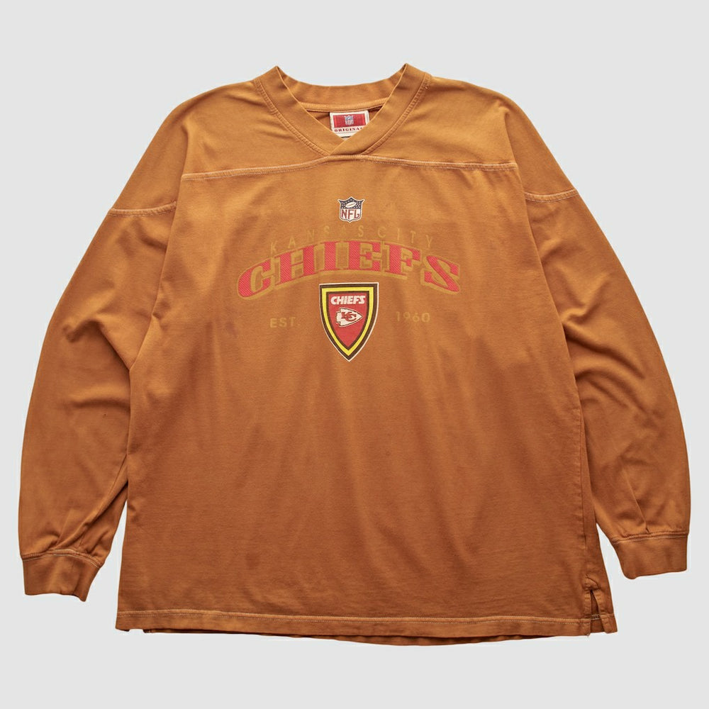 Kansas City Chiefs NFL 2000s Pullover Sweatshirt - Brown Vintage discount
