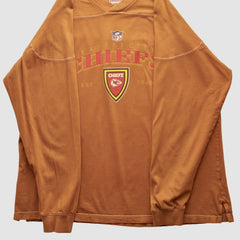 Kansas City Chiefs NFL 2000s Pullover Sweatshirt - Brown Vintage discount
