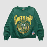 Green Bay Packers Nutmeg Mills 90s Sweatshirt - Green Vintage online