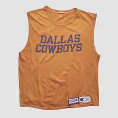 Dallas Cowboys Champion 1994 Tank - Orange Vintage sale