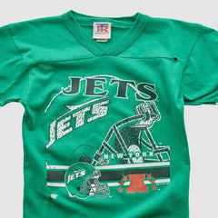 New York Jets Team Rated 90s T-shirt - Green Vintage online