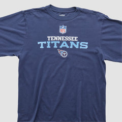 Tennessee Titans Reebok 2000s Long Sleeve T-shirt - Navy Vintage for sale