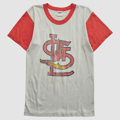 St. Louis Cardinals Trench 90s T-shirt - White Vintage