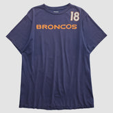 Denver Broncos Reebok 2010s T-shirt - Navy Vintage outlet