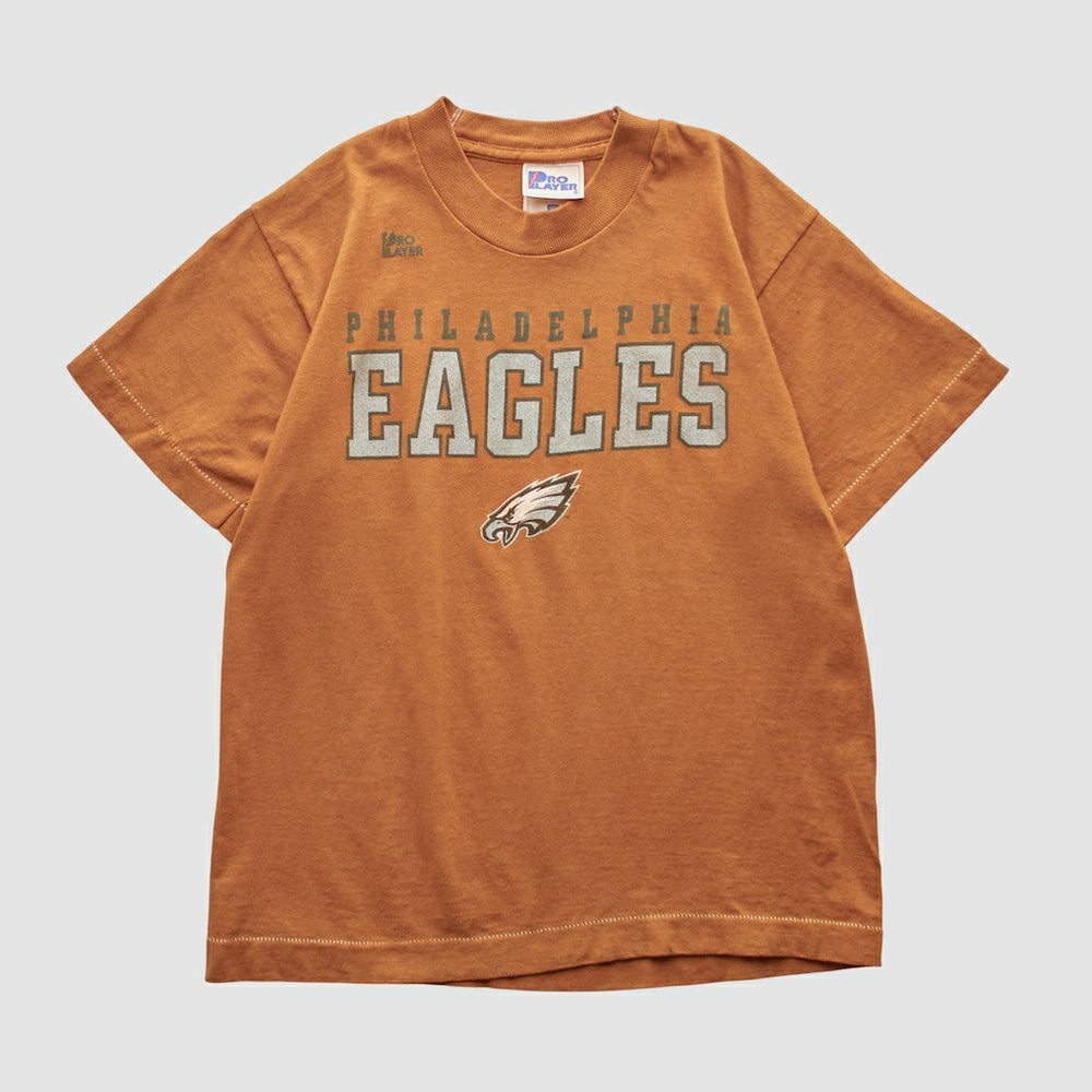 Philadelphia Eagles Pro Player 90s T-shirt - Orange Vintage on sale