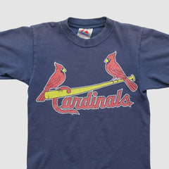 St. Louis Cardinals Majestic 2000s T-shirt - Navy Vintage