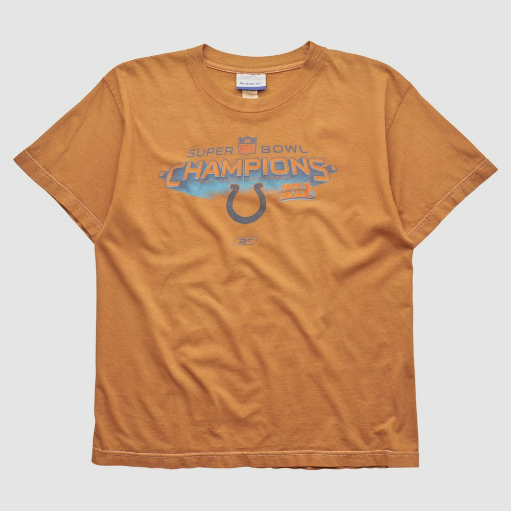 Indianapolis Colts Reebok 2007 T-shirt - Orange Vintage outlet