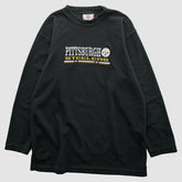 Pittsburgh Steelers NFL 2000s Pullover Sweatshirt - Black Vintage discount