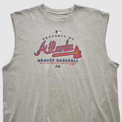 Atlanta Braves 2007 Tank - Heather Gray Vintage
