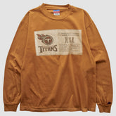 Tennessee Titans Champion 2000s Long Sleeve T-shirt - Brown Vintage sale