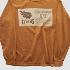Tennessee Titans Champion 2000s Long Sleeve T-shirt - Brown Vintage sale
