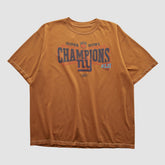 New York Giants Reebok 2008 T-shirt - Orange Vintage on sale