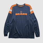Chicago Bears NFL 2000s Long Sleeve T-shirt - Navy Vintage on sale