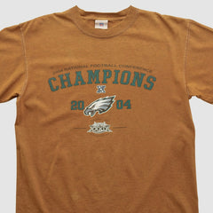 Philadelphia Eagles NFL 2004 T-shirt - Brown Vintage outlet