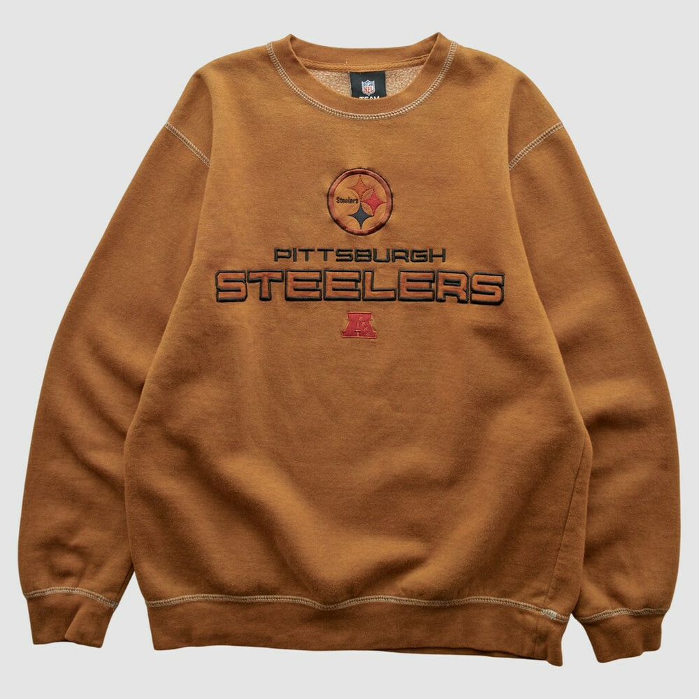 Pittsburgh Steelers Team Edition Apparel 2010s Pullover Sweatshirt - Brown Vintage outlet