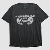 Superbowl XLIII NFL 2009 T-shirt - Black Vintage sale