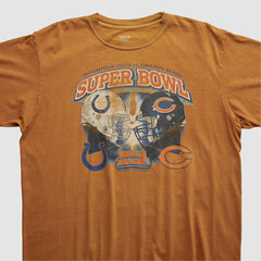 Superbowl XLI Reebok 2007 T-shirt - Orange Vintage on sale