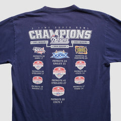 New England Patriots Reebok 2000s Long Sleeve T-shirt - Navy Vintage for sale