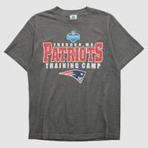 New England Patriots NFL 2010 T-shirt - Dark Heather Gray Vintage sale