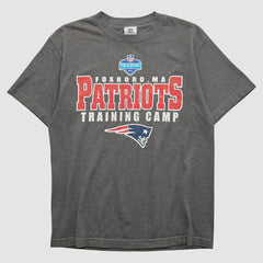 New England Patriots NFL 2010 T-shirt - Dark Heather Gray Vintage sale