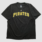 Pittsburgh Pirates Majestic 2000s T-shirt - Black Vintage