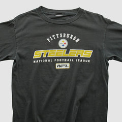 Pittsburgh Steelers 2000s Long Sleeve T-shirt - Black Vintage cheap