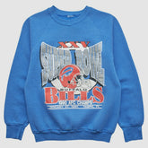 Buffalo Bills 1990 Pullover Sweatshirt - Blue Vintage online