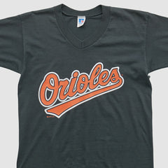 Baltimore Orioles Russell 90s T-shirt - Black Vintage