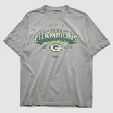 Green Bay Packers Reebok 2010 T-shirt - Heather Gray Vintage outlet