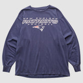 New England Patriots NFL 2000s Long Sleeve T-shirt - Navy Vintage outlet