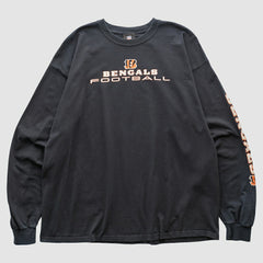 Cincinnati Bengals NFL 2010s Long Sleeve T-shirt - Black Vintage cheap