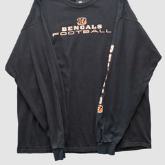 Cincinnati Bengals NFL 2010s Long Sleeve T-shirt - Black Vintage cheap
