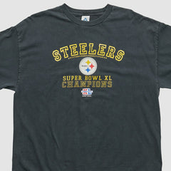 Pittsburgh Steelers Alstyle 2006 Long Sleeve T-shirt - Black Vintage sale
