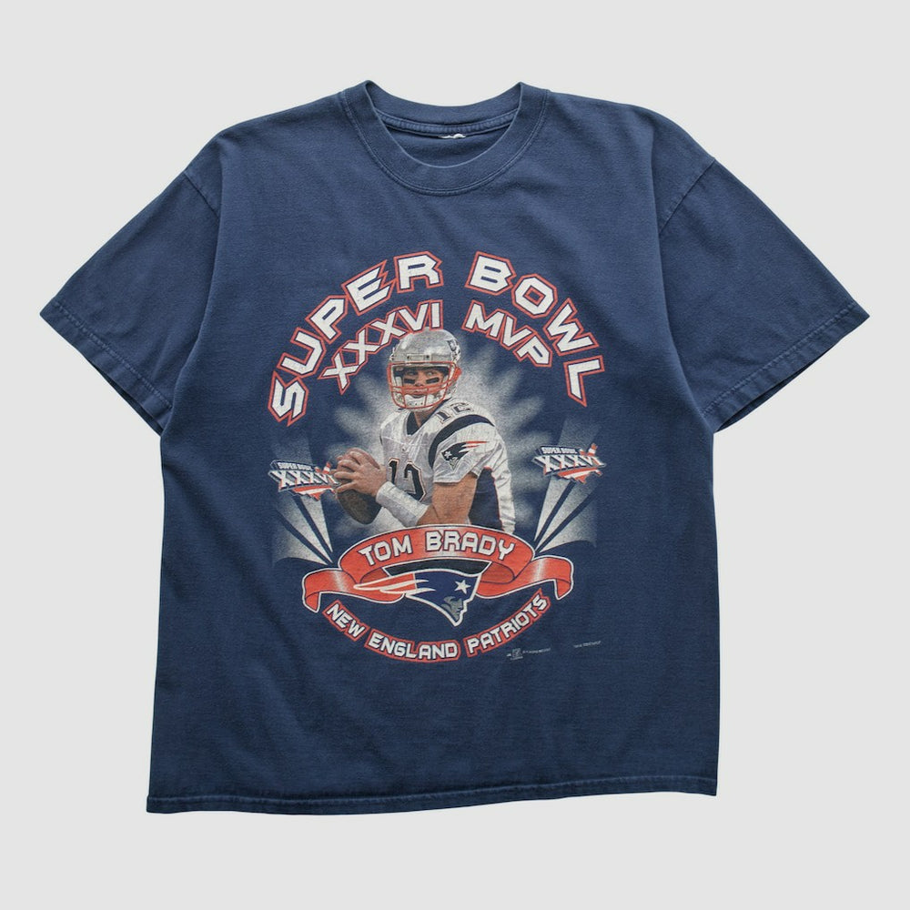 New England Patriots 2002 T-shirt - Navy Vintage cheap