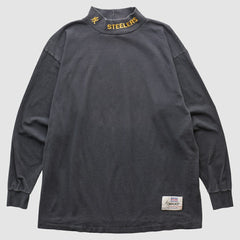 Pittsburgh Steelers 90s Long Sleeve T-shirt - Charcoal Vintage online