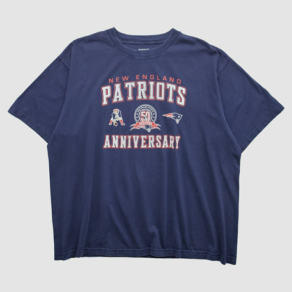 New England Patriots Reebok 2009 T-shirt - Navy Vintage sale