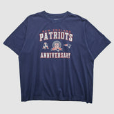 New England Patriots Reebok 2009 T-shirt - Navy Vintage sale