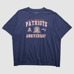 New England Patriots Reebok 2009 T-shirt - Navy Vintage sale