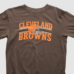 Cleveland Browns Reebok 2000s Long Sleeve T-shirt - Brown Vintage on sale
