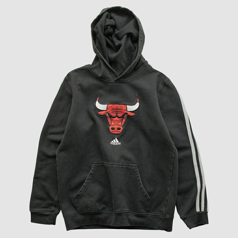Chicago Bulls 2010s Hooded Sweatshirt - Black Vintage | Adidas outlet