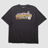 Pittsburgh Steelers NFL 2010 T-shirt - Black Vintage sale