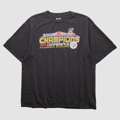 Pittsburgh Steelers NFL 2010 T-shirt - Black Vintage sale