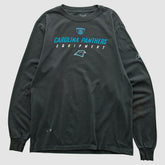 Carolina Panthers Reebok 2000s Long Sleeve T-shirt - Black Vintage for sale