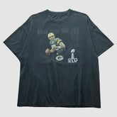 Green Bay Packers Reebok 2011 T-shirt - Charcoal Vintage online